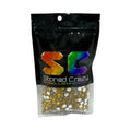 Citrine Resin Silver Back Rhinestones