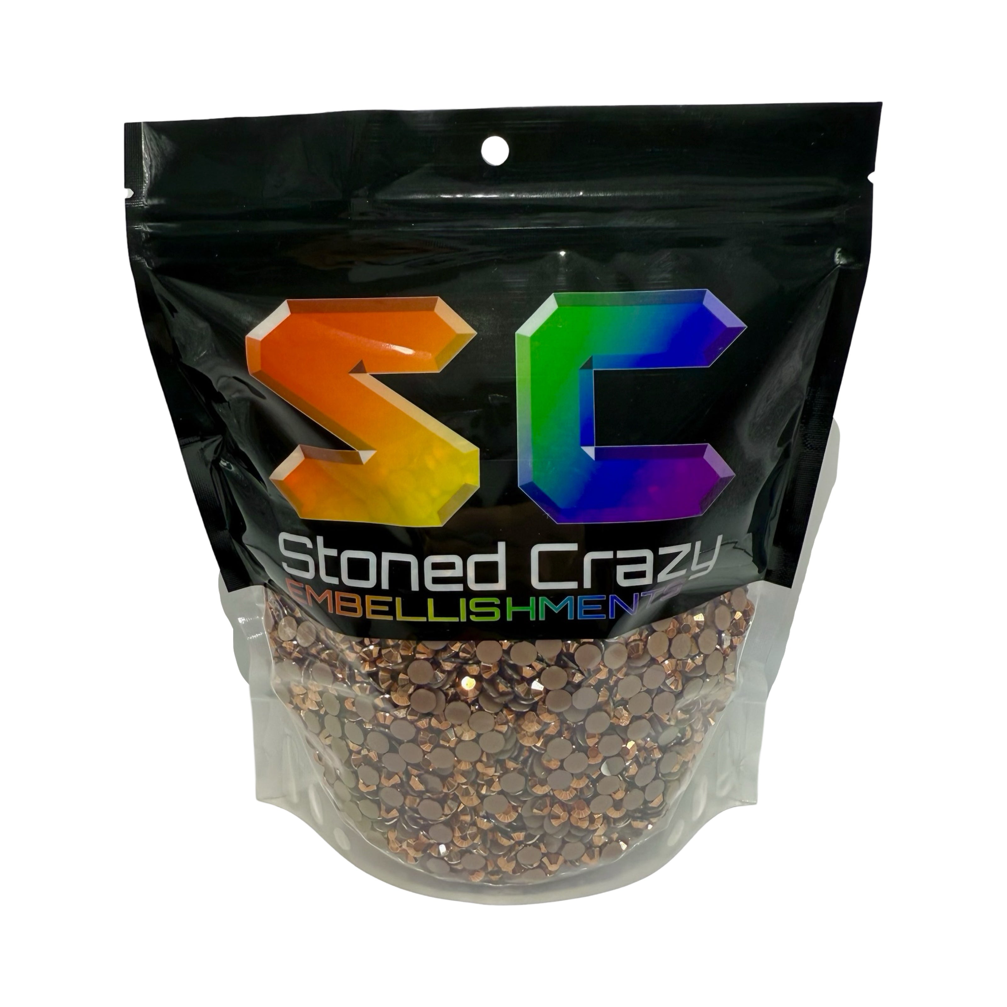 Rose Gold Resin Rhinestones