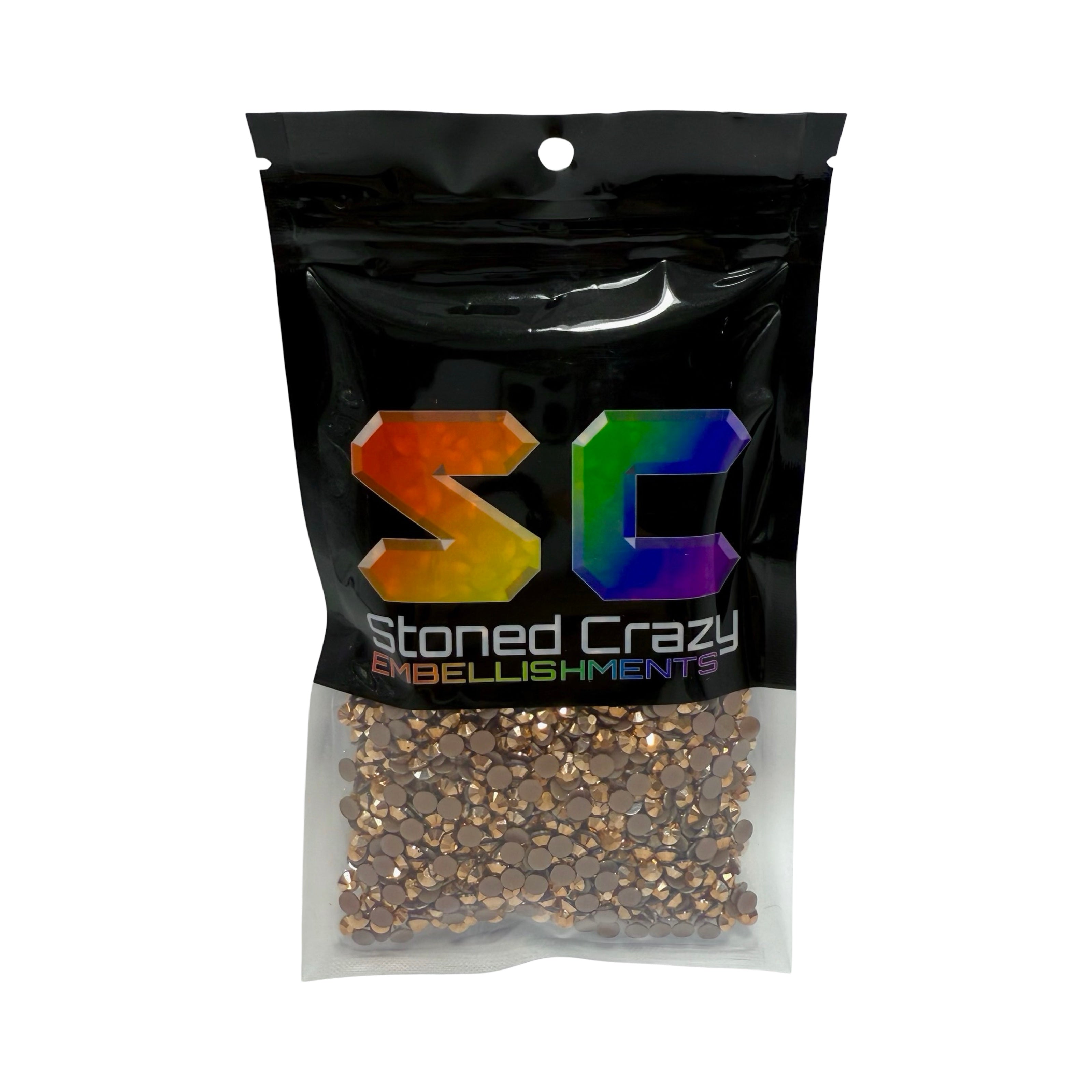 Rose Gold Resin Rhinestones