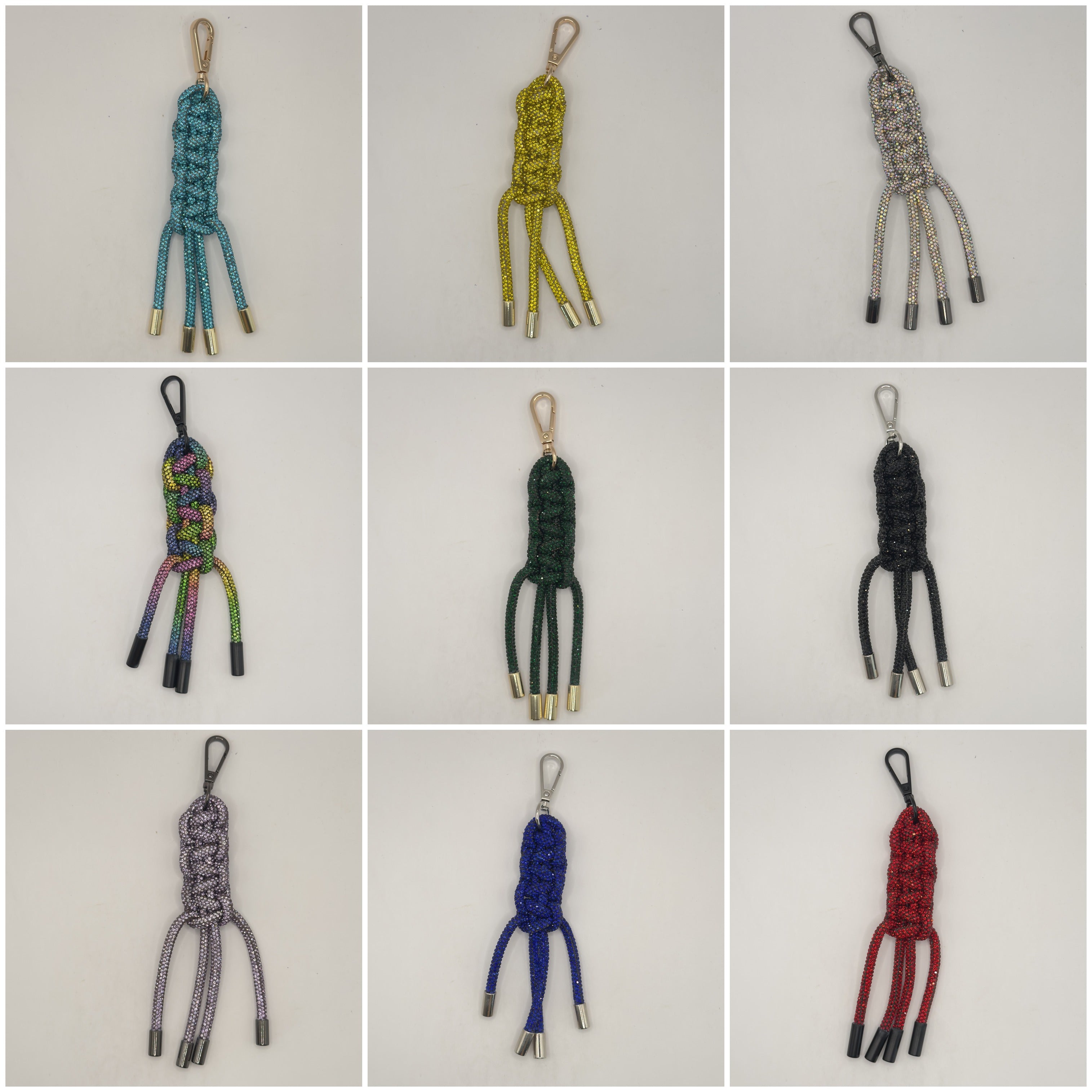 Braided Keychains - Flat Braid