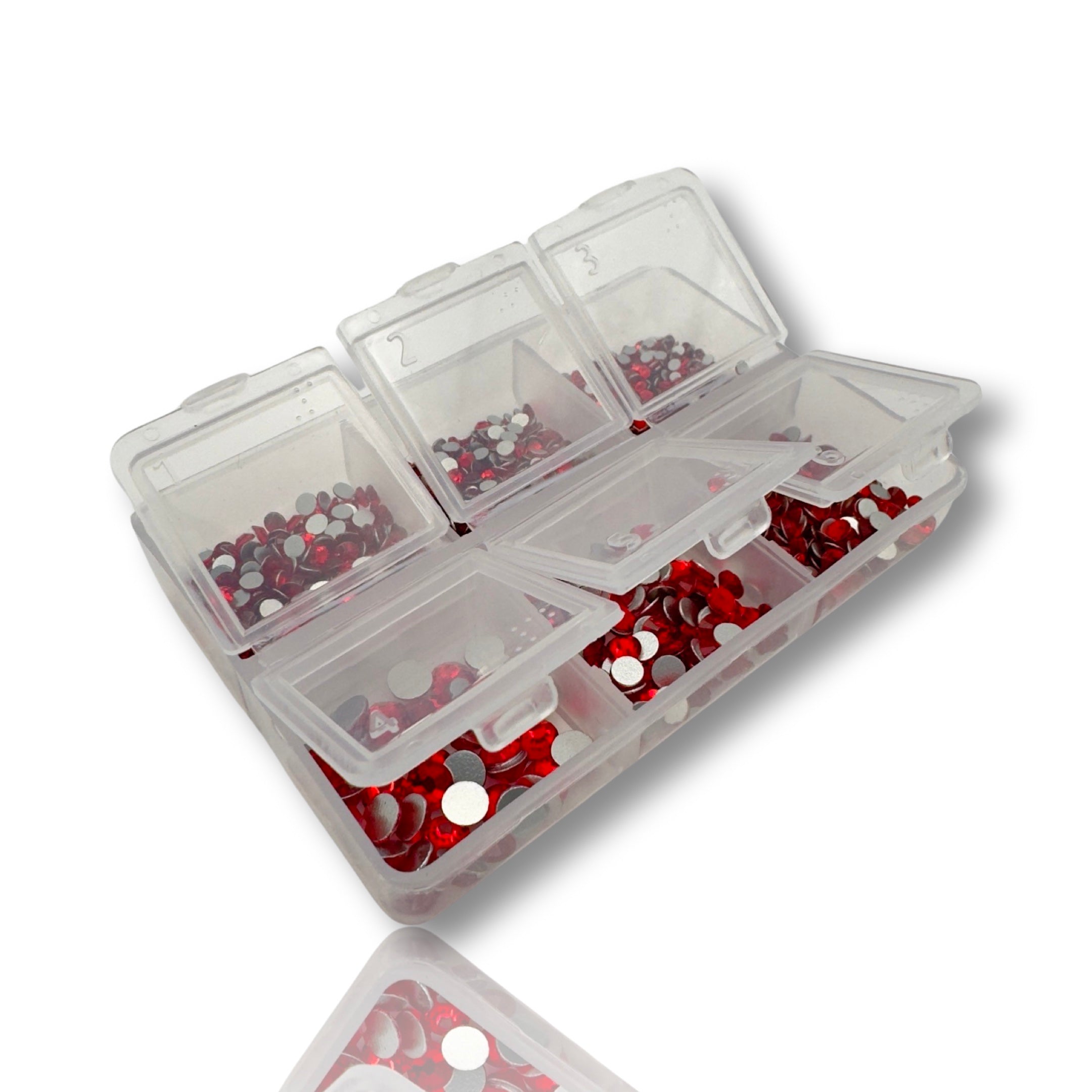 Light Siam Non-Hotfix Glass Rhinestones