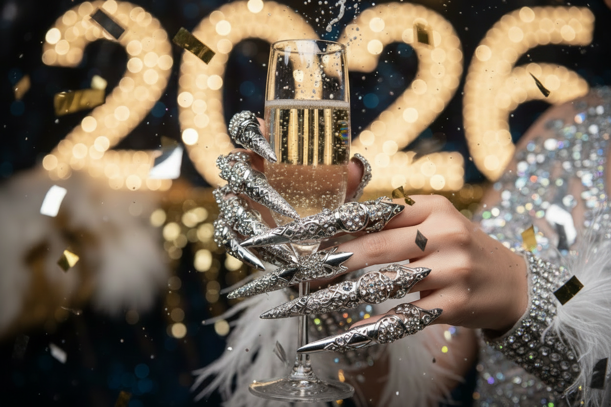 Shine Bright This NYE with Silver Clawbacks: The Ultimate NEW BLING for Designers, Drag Artists & Creators